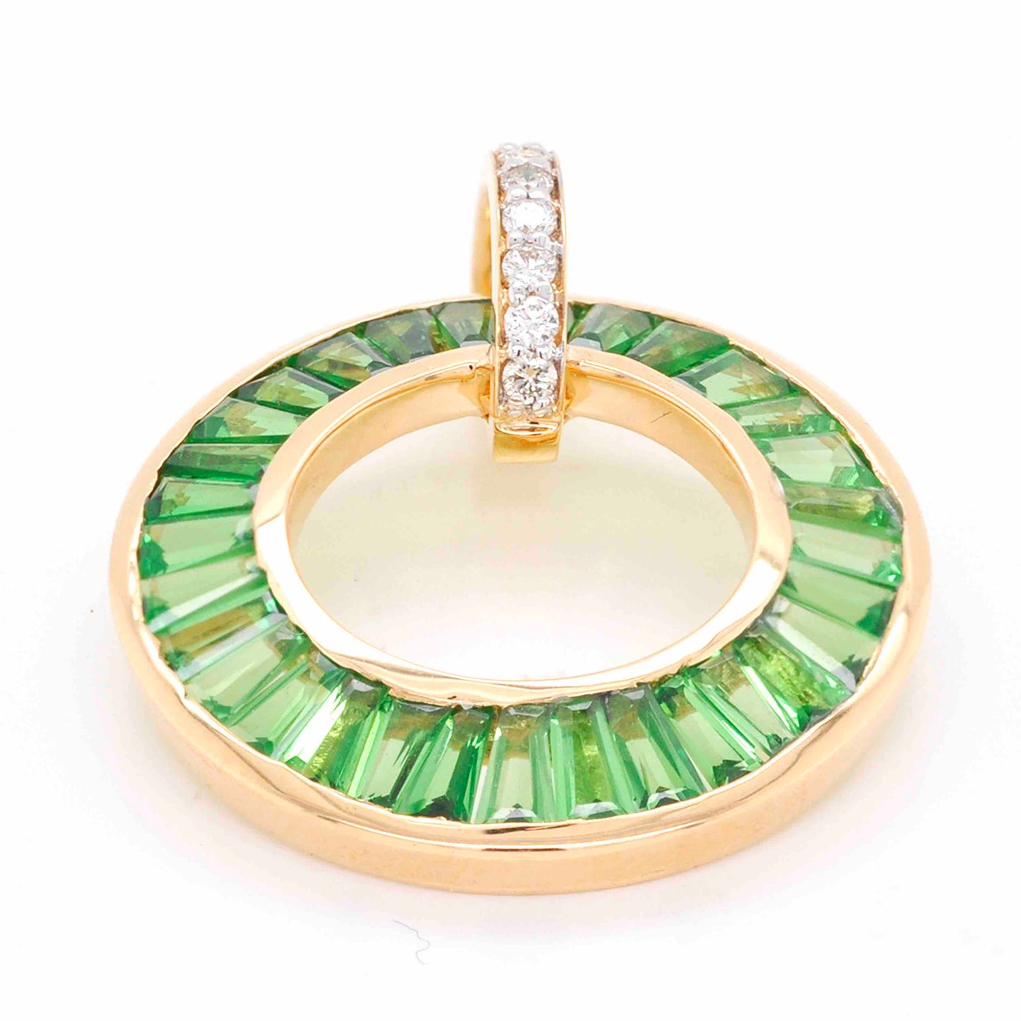 Gold Circular Pendant