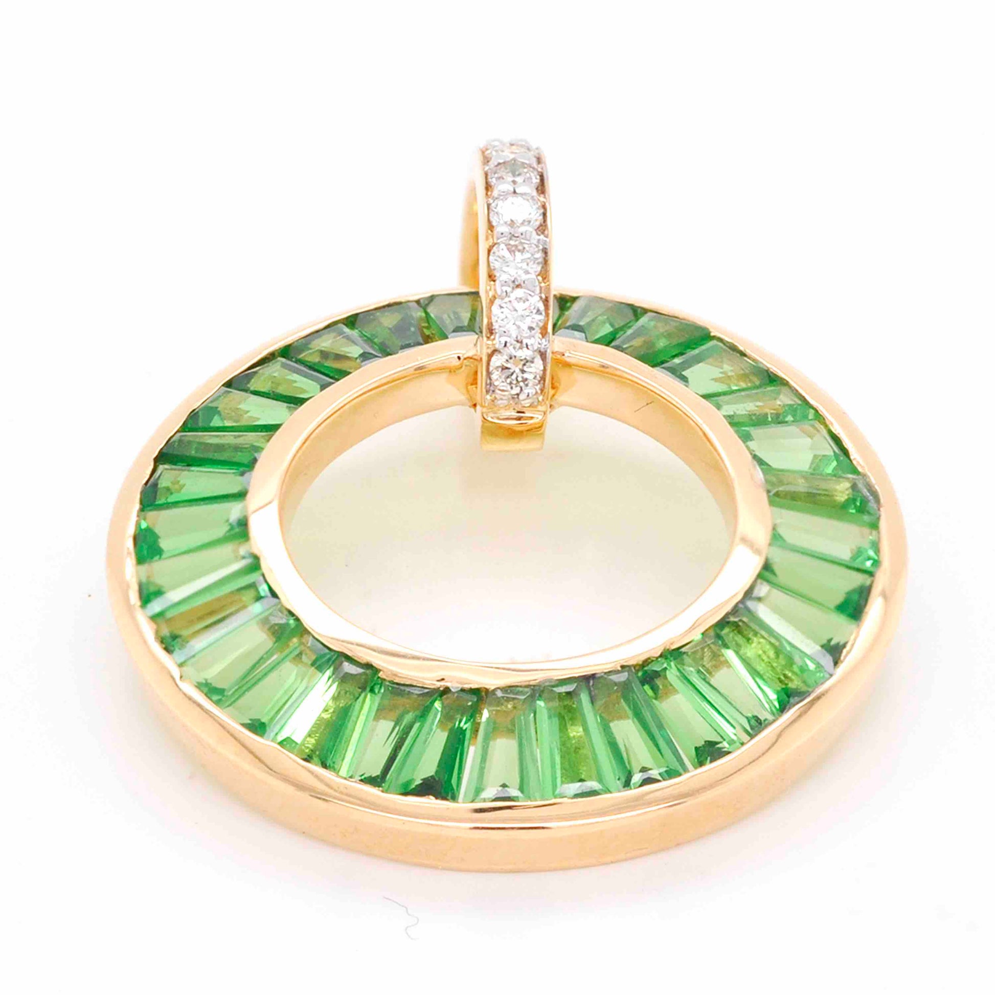 Gold Circular Pendant