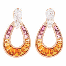 18k gold pink tourmaline earrings | vaibhav dhadda