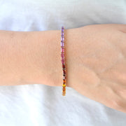 Tennis Bracelet - Rainbow Octagon Edition