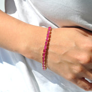 Tennis Bracelet - Ruby Octagon Edition