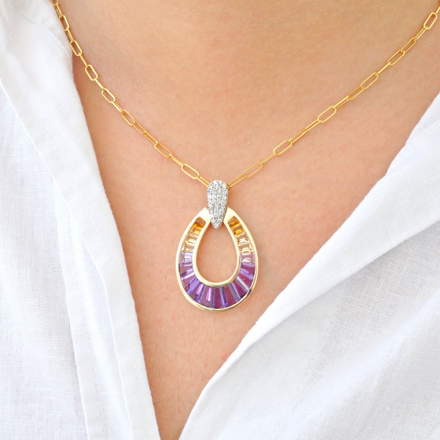 Doorknocker Ametrine Pendant