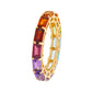 pride multicolor rainbow eternity band ring
