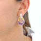 Doorknocker Ametrine Earrings