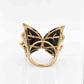 diamond butterfly ring