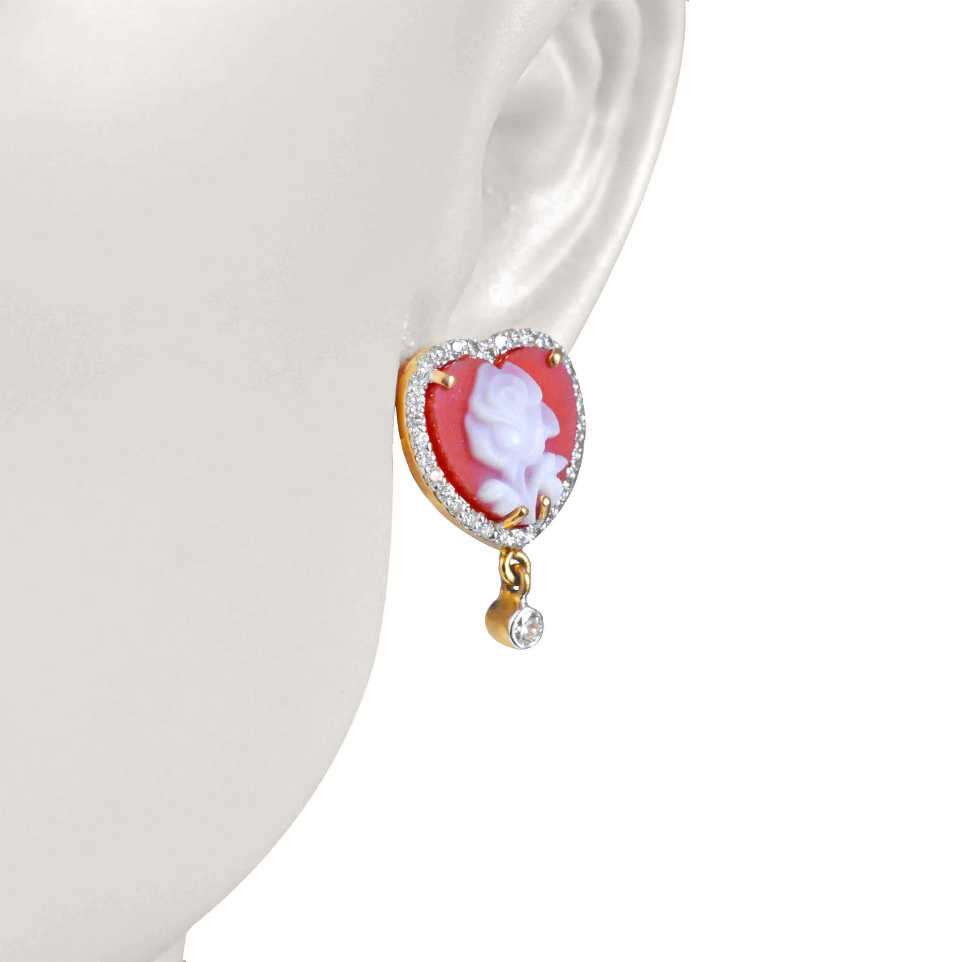 agate stone earrings