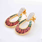 unique garnet earrings designs