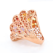 Rainbow Cocktail Ring