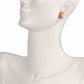 Garnet citrine earrings with unique design
