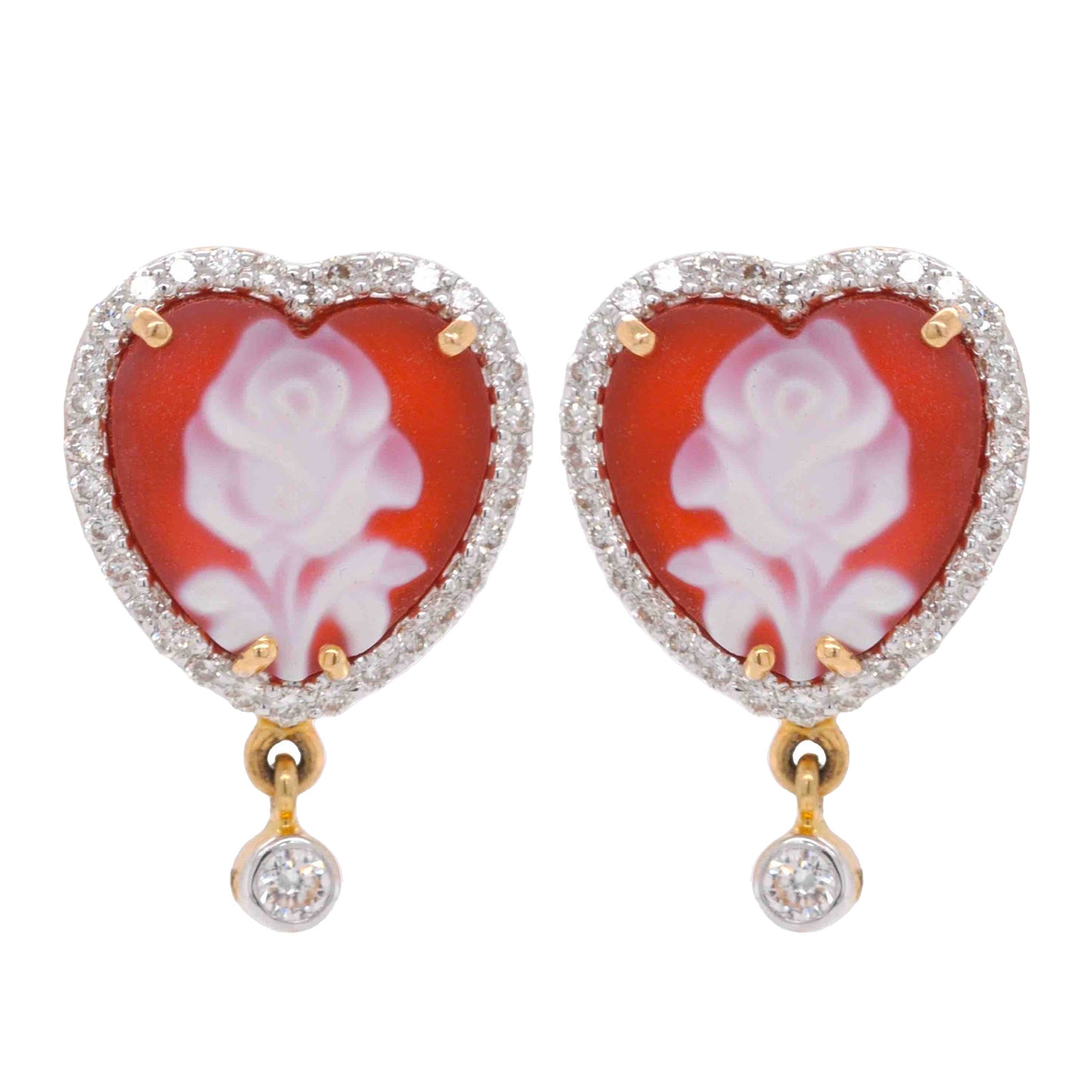 agate stud earrings