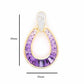 18K Gold Amethyst Diamond Raindrop Set - Vaibhav Dhadda Jewelry