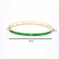Green gemstone bracelet