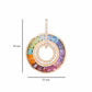 multi color pendant necklace