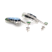 Butterfly Tsavorite Flutter Earrings