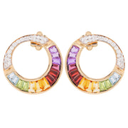 Cleopatra Rainbow Stud Earrings