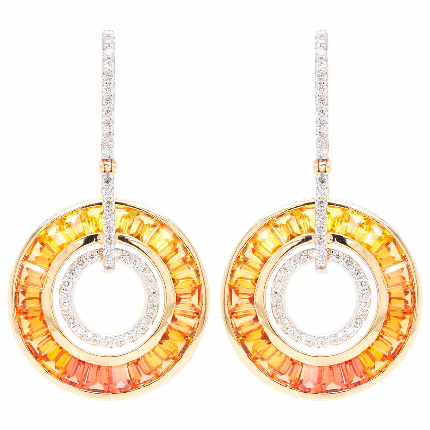 Yellow Sapphire Earrings