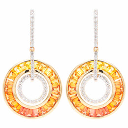 Yellow Sapphire Earrings