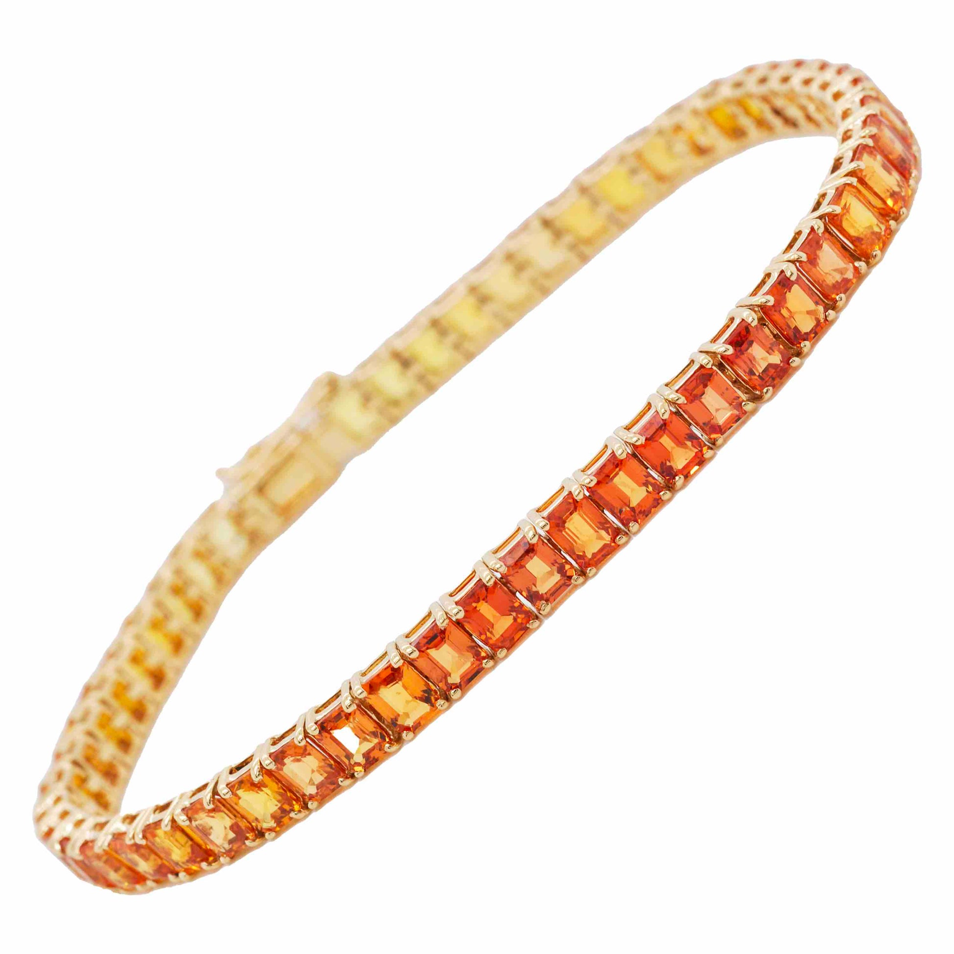 yellow sapphire bracelet