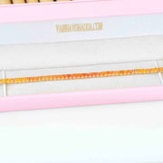 18K Gold Yellow Sapphire Gradient Tennis Line Bracelet - Vaibhav Dhadda Jewelry