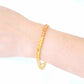 Yellow gemstone line bracelet