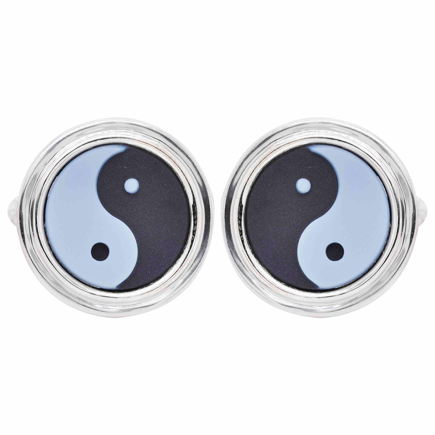 yin yang cufflinks