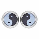 yin yang cufflinks