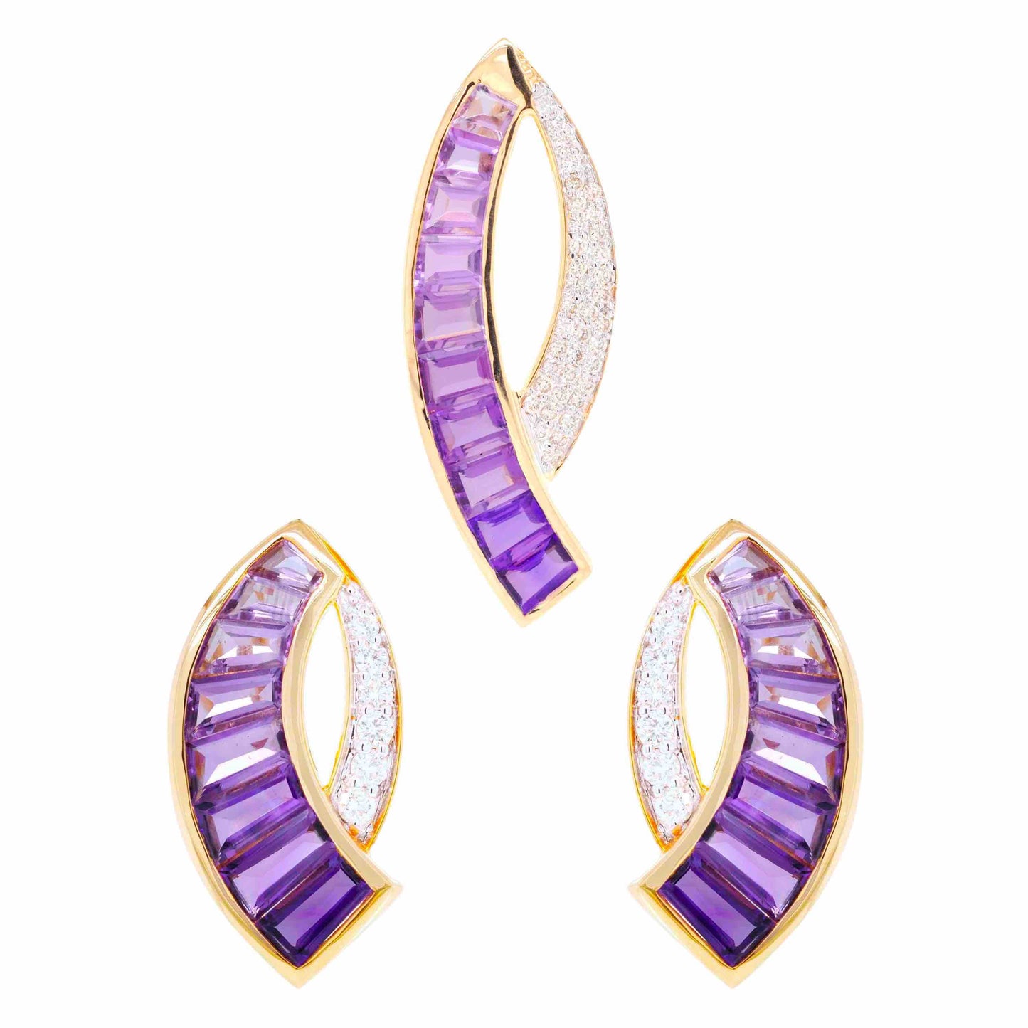 Sickle Amethyst Set