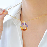 Circle Ametrine Pendant