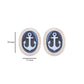 Hand-Carved Anchor Agate Cameo Cufflinks - Vaibhav Dhadda Jewelry