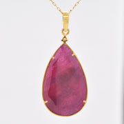 Reversible African Ruby Bird Pendant