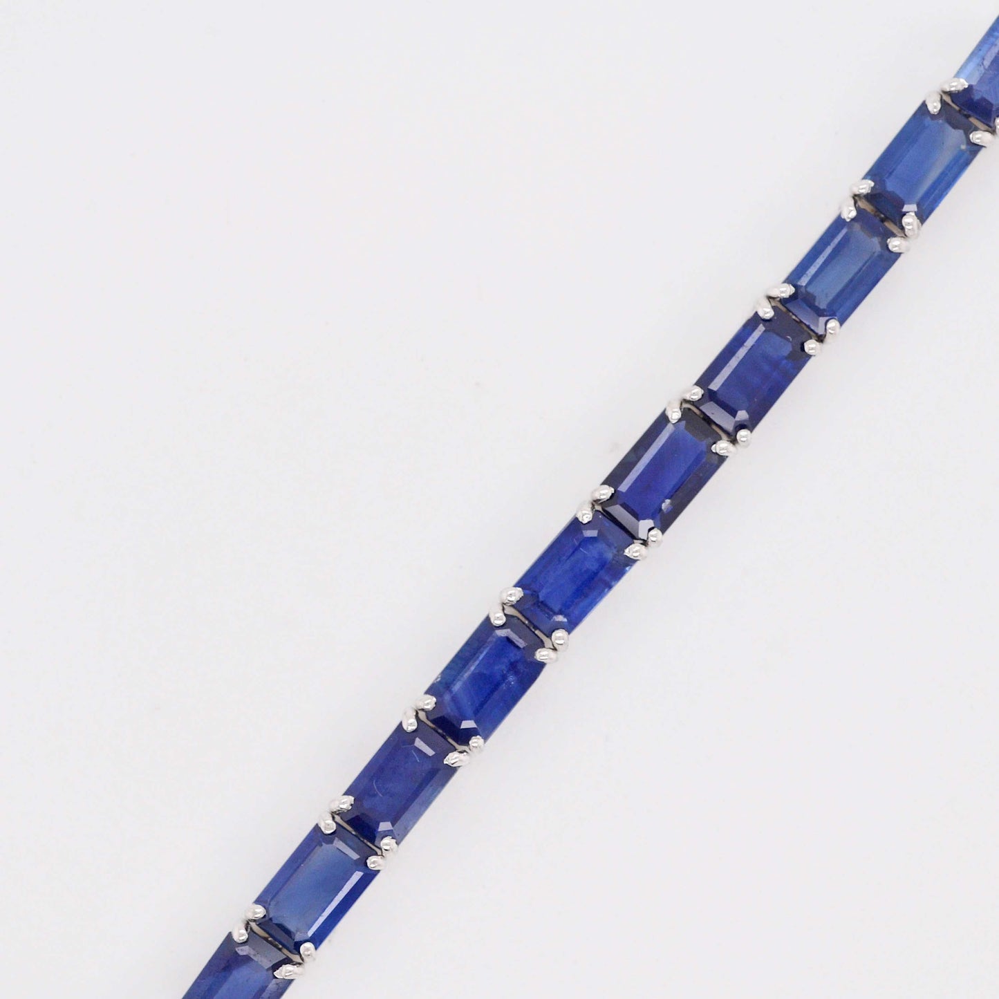 sapphire and diamond tennis bracelet