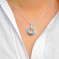 london blue topaz necklace