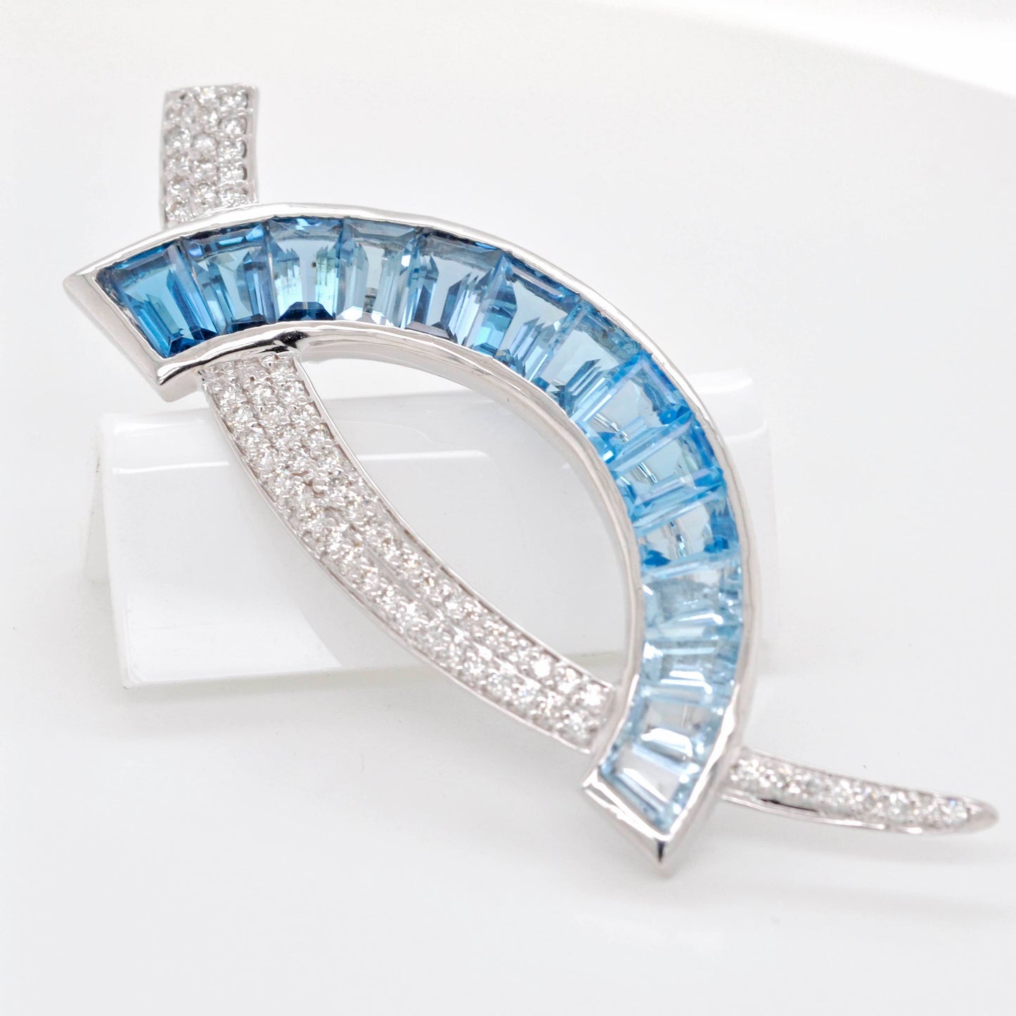 London blue topaz necklace