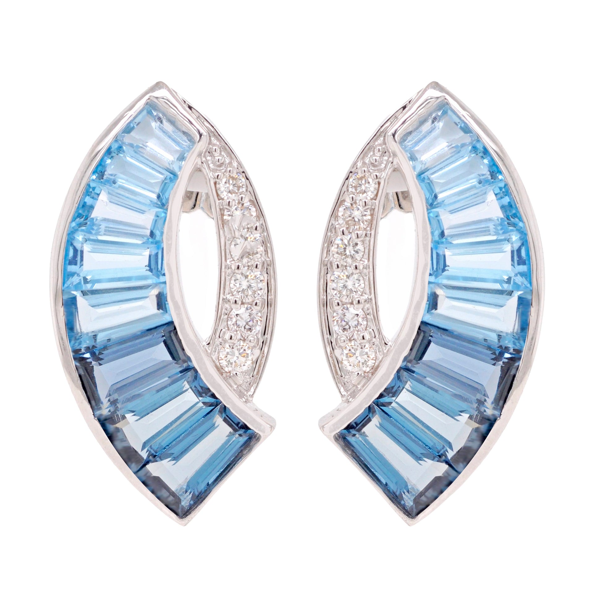 blue topaz david yurman earrings