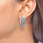 blue topaz stud earrings