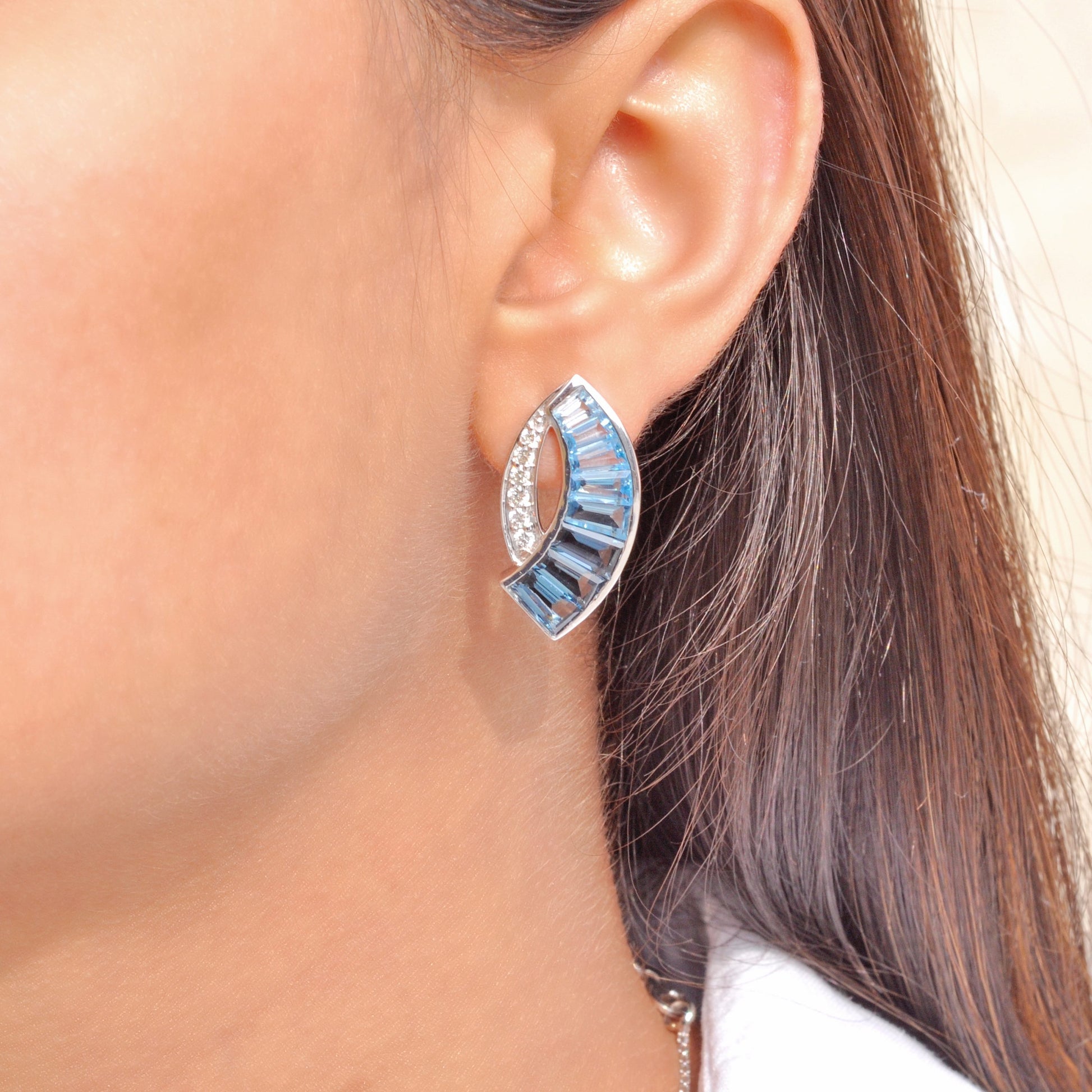 sky blue topaz earrings