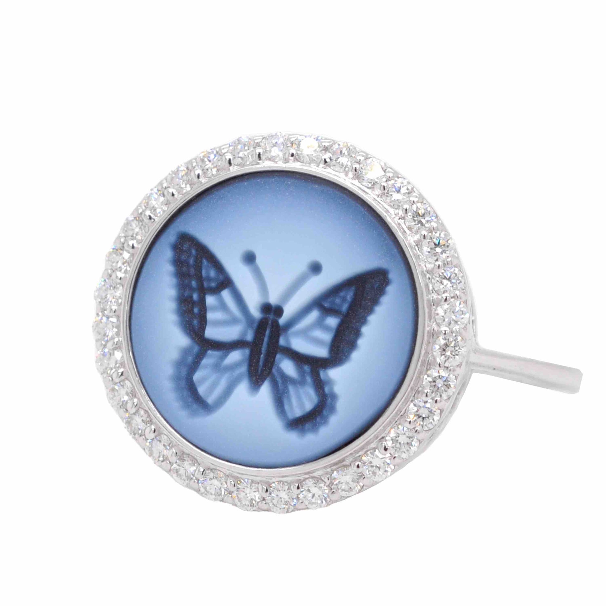 butterfly engagement ring