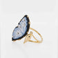 butterfly diamond ring