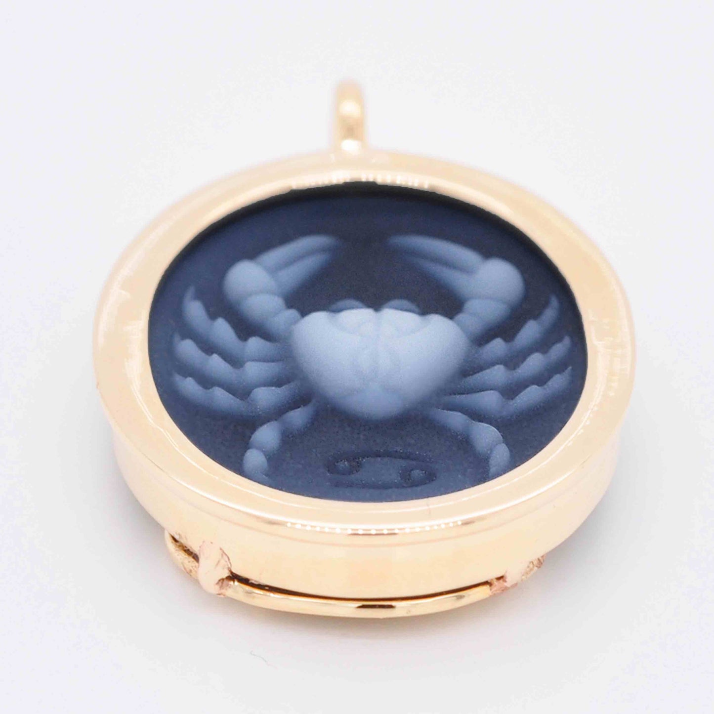 Zodiac Cancer Reversible Pendant