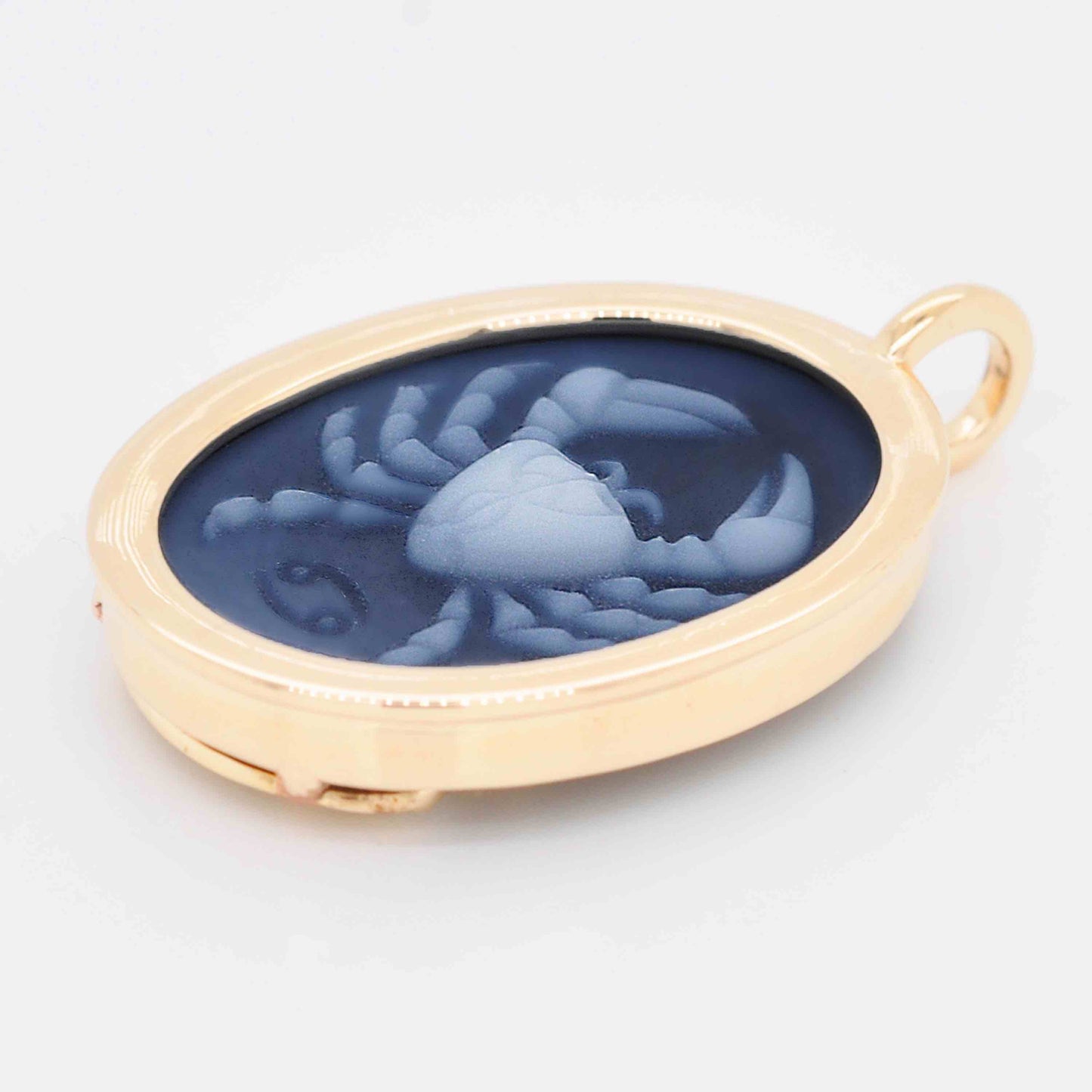 Zodiac Cancer Reversible Pendant