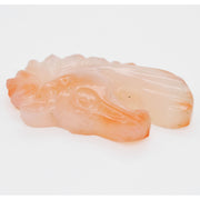 Natural Agate Chalcedony Horse Face Carving