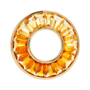 Circle Citrine Pendant