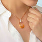 Doorknocker Citrine Pink Tourmaline Pendant
