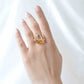 citrine ring yellow gold