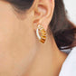 Stylish gradient sickle earrings online