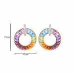 Circle earrings 