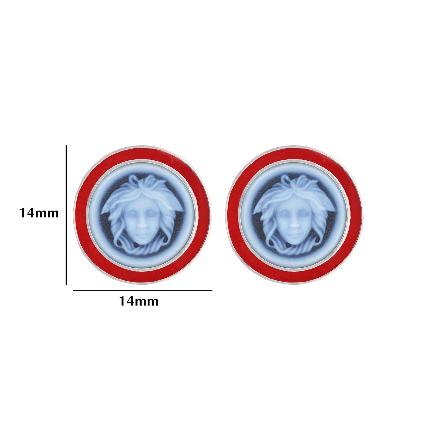 Cameo Versace Medusa Earrings