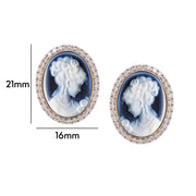 Cameo Princess Diamond Earrings