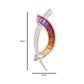 Signature D Diamond Pendant Brooch