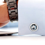 Horseshoe Agate Cameo Cufflinks